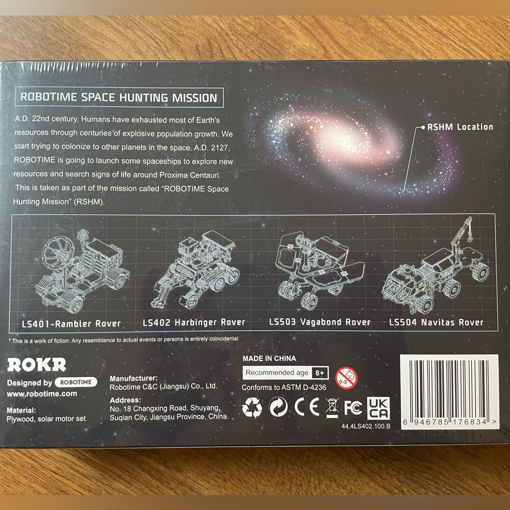 NWT: Robotime Space Rover Build Kit!! - Picture 2 of 6